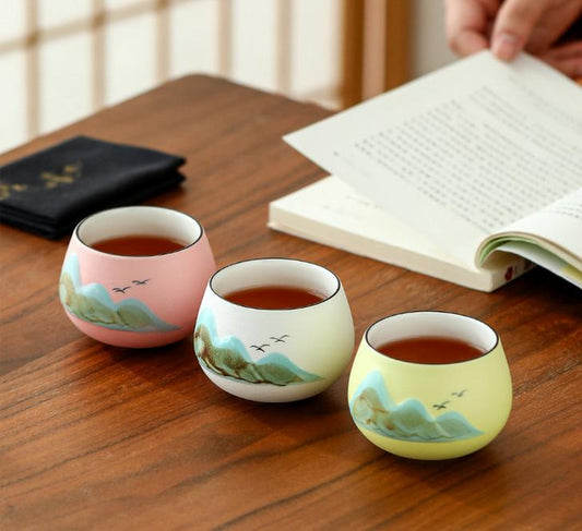Thousand Miles of Rivers and Mountains·National Trend Cultural and Creative Tea Cup