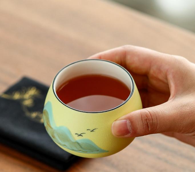 Thousand Miles of Rivers and Mountains·National Trend Cultural and Creative Tea Cup