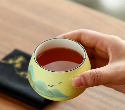 Thousand Miles of Rivers and Mountains·National Trend Cultural and Creative Tea Cup